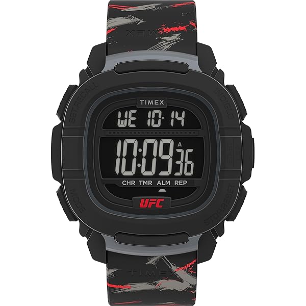 Amazon.com: Timex UFC Men's Kick 49mm Watch - Black Strap Digital
